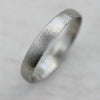 3mm Wide Ancient Rustic Textured Band >7.25, Women's Wedding Band - Aide-mémoire Jewelry