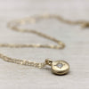 3mm Diamond Ancient Pendant, Necklace - Aide-mémoire Jewelry