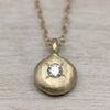 3mm Diamond Ancient Pendant, Necklace - Aide-mémoire Jewelry