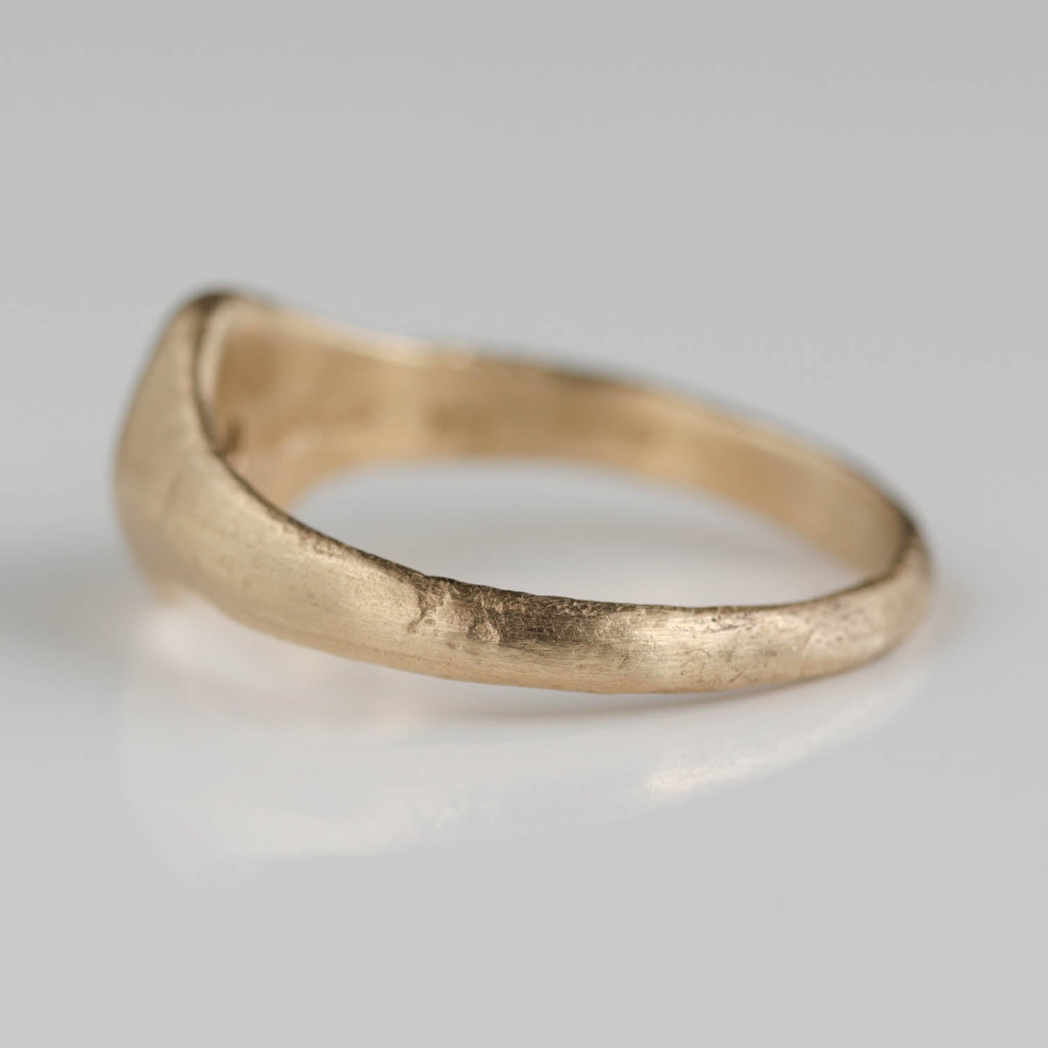 Ancinet Signet Engagement Ring •