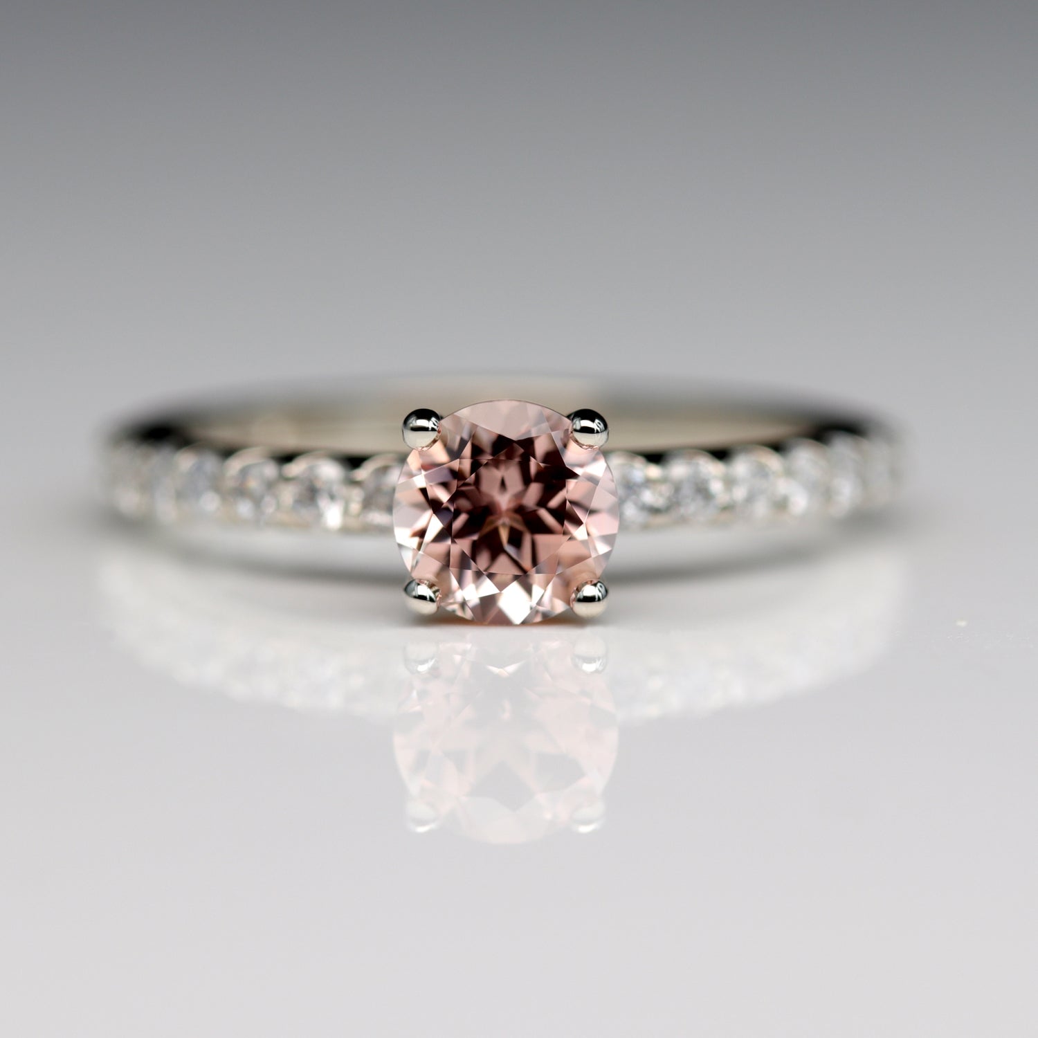 5mm Pave Basket Solitaire