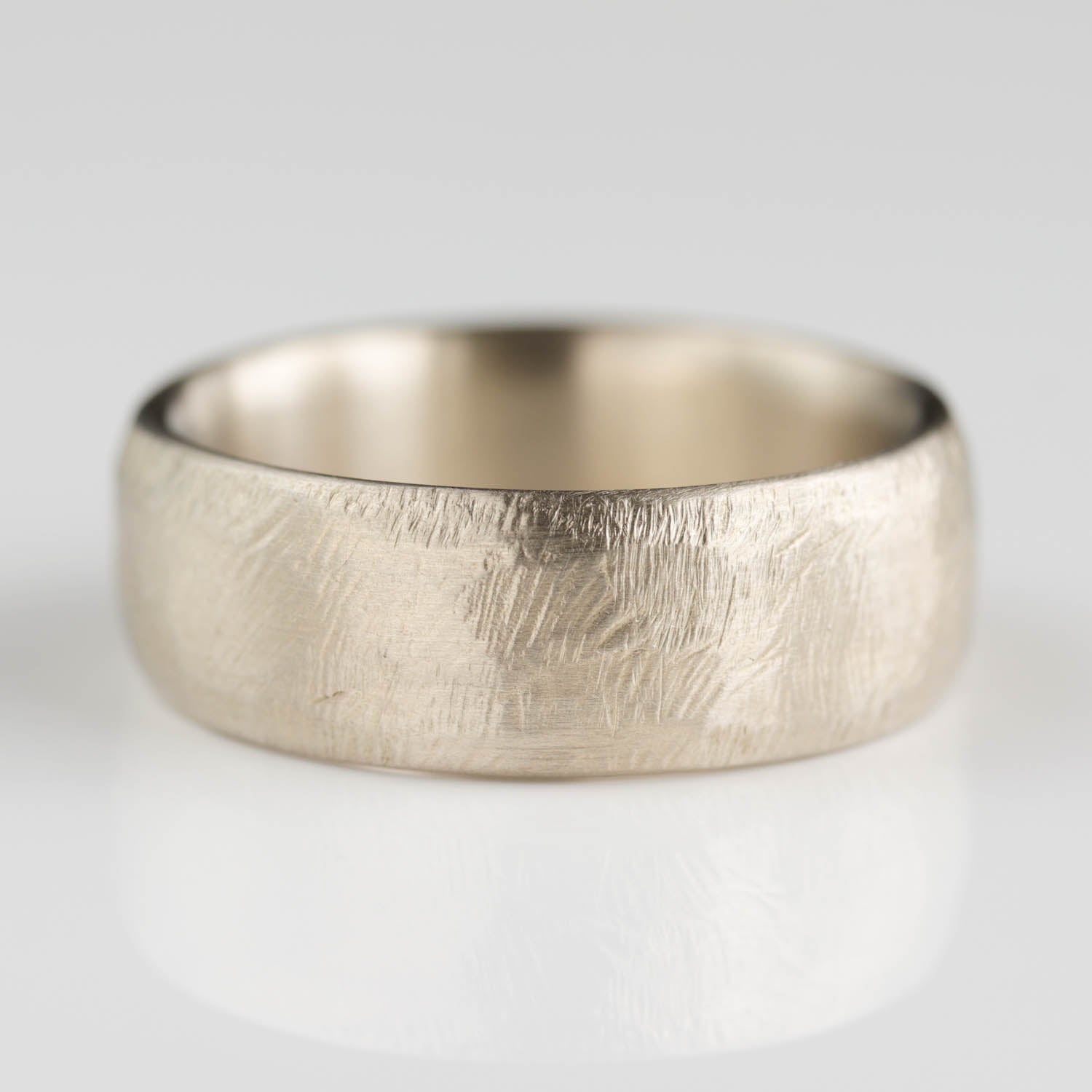 Wide Hand-hewn Band •