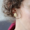 Disc Post Earrings, Earrings - Aide-mémoire Jewelry