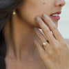 3mm Ancient Diamond Dangle Earrings, Earrings - Aide-mémoire Jewelry
