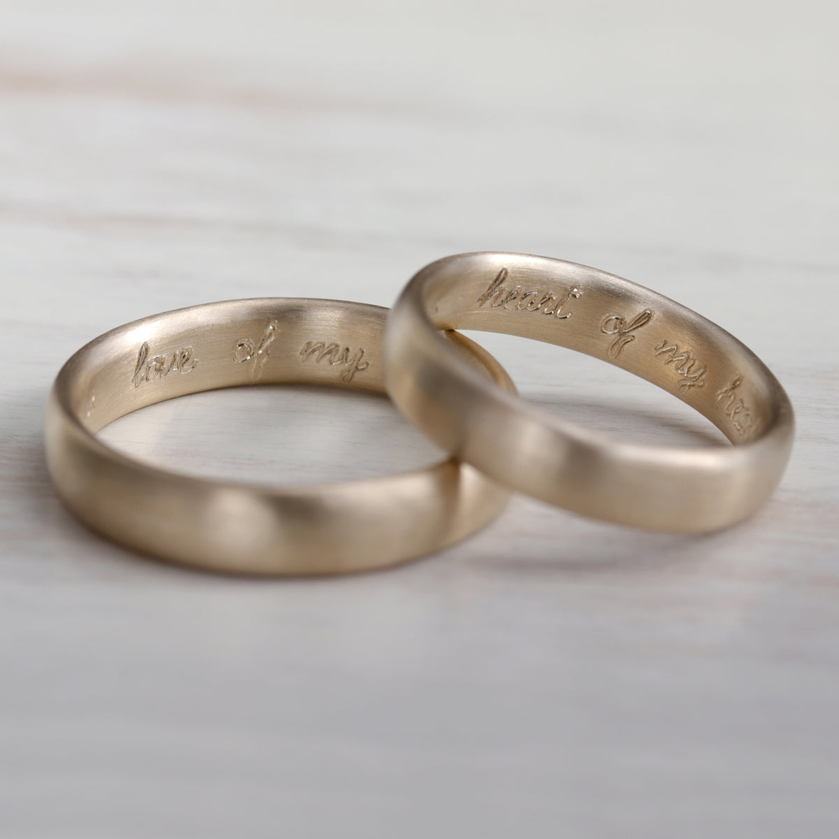 Custom Interior Engraving for Wedding or Engagement Rings