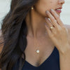 Diamond Scatter Ancient Coin Pendant, Necklace - Aide-mémoire Jewelry