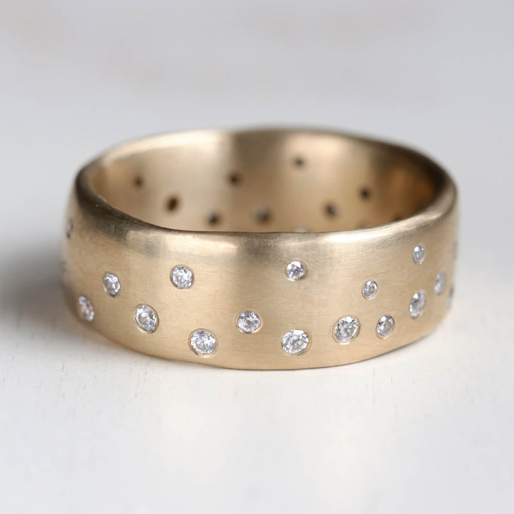 Celestial Diamond Stacking Ring - Ethical, Conflict-free Diamond Band ...