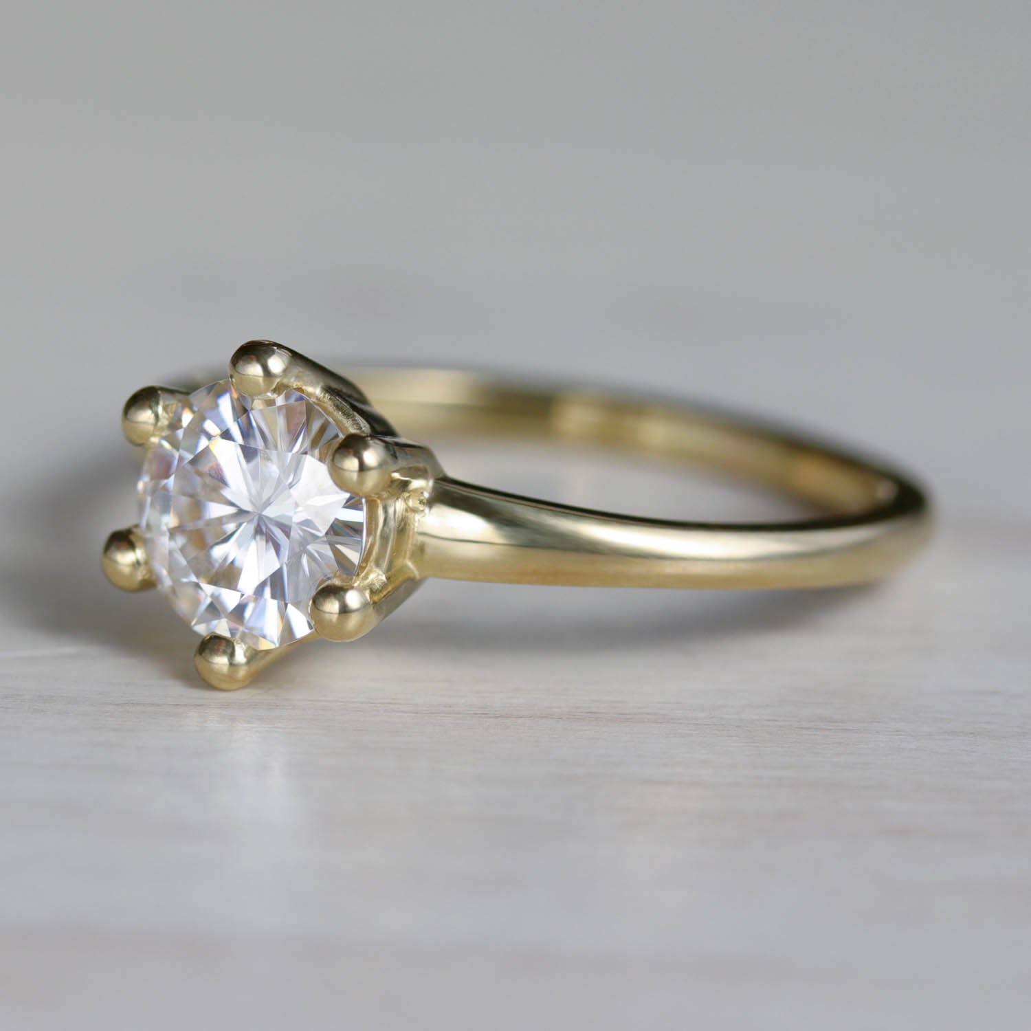 6mm Low Base Six-Prong Solitaire