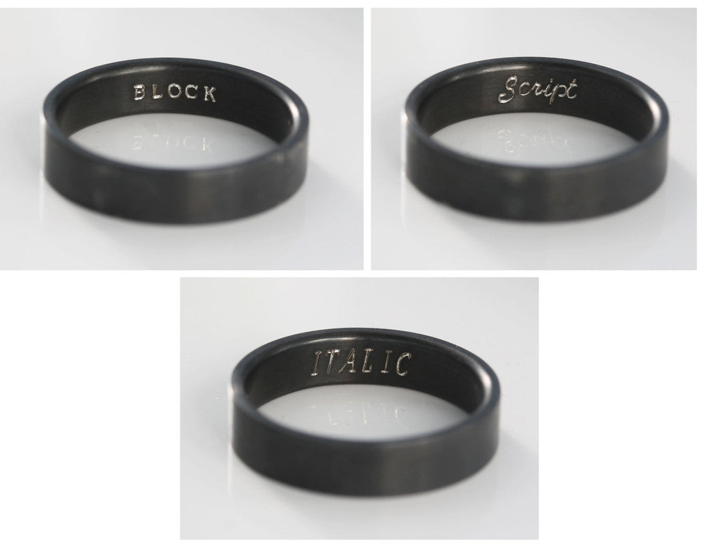 Inside Ring Engraving, Engraving - Aide-mémoire Jewelry