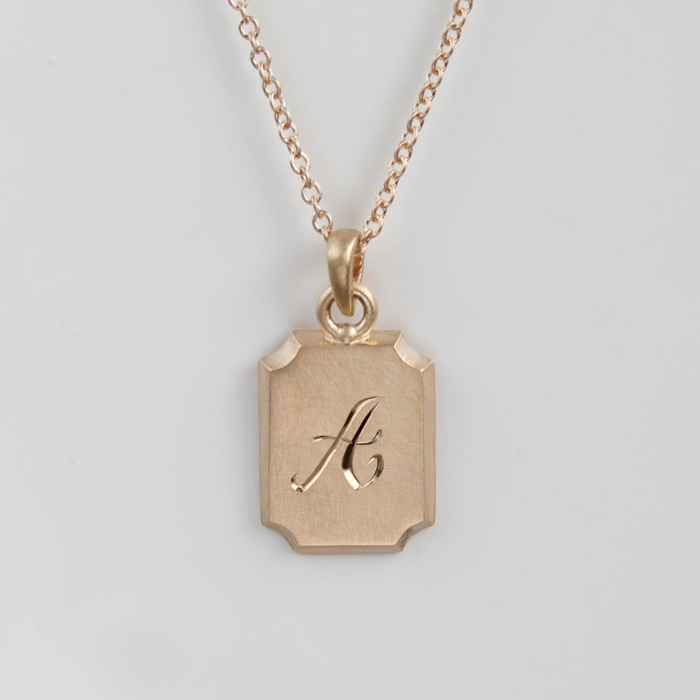 Simple Rectangle Pendant Necklace – Liv'n Legacy