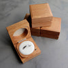 Handmade & Sustainable Rimu Ring Boxes, ring box - Aide-mémoire Jewelry