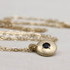 Large Smooth Bead-Set Pendant, Necklace - Aide-mémoire Jewelry