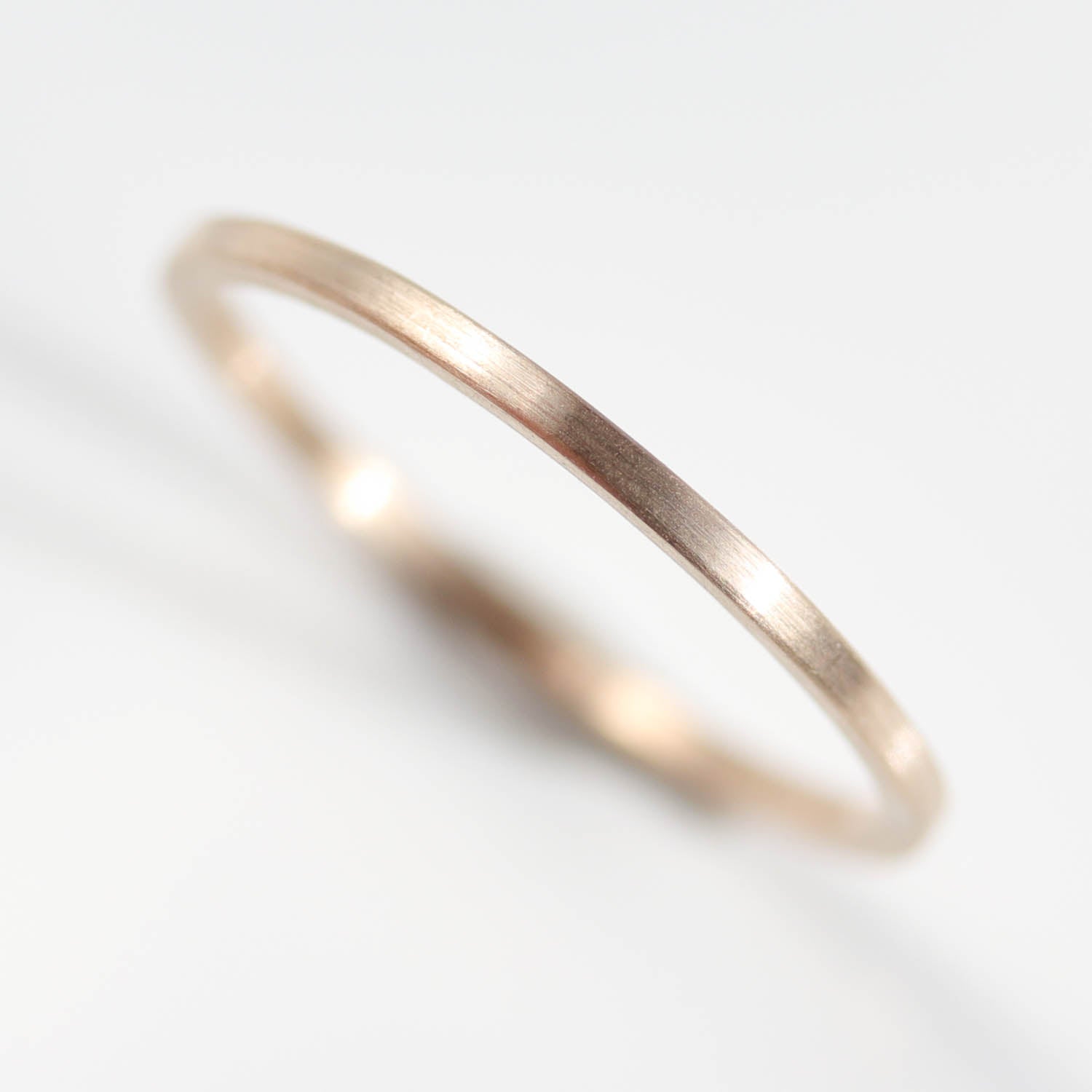 Smooth Square Band Ring •