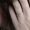 Dainty & Petite Baguette Stacking Ring - Ethical, Eco-friendly Jewelry