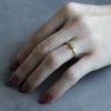 Edgeless Solitaire, Engagement Ring - Aide-mémoire Jewelry