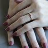 Five Stone Ring, Women's Wedding Band - Aide-mémoire Jewelry