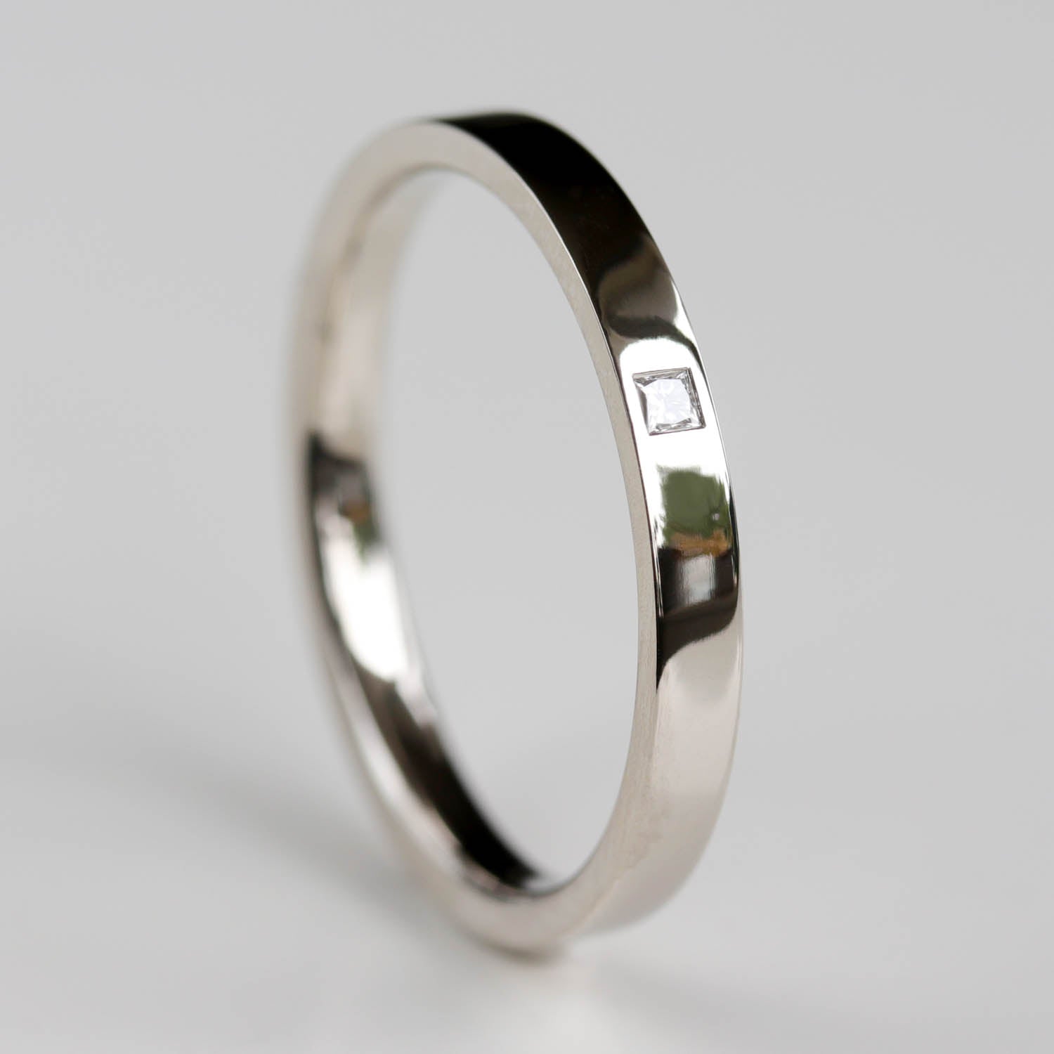 Add a Flush Set Square Diamond