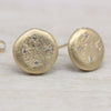 Scatter Diamond Ancient Post Earrings, Earrings - Aide-mémoire Jewelry